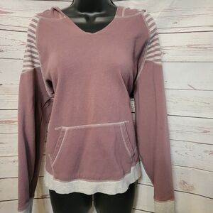 BKE Women's Dusty Pink Hooded Sweater